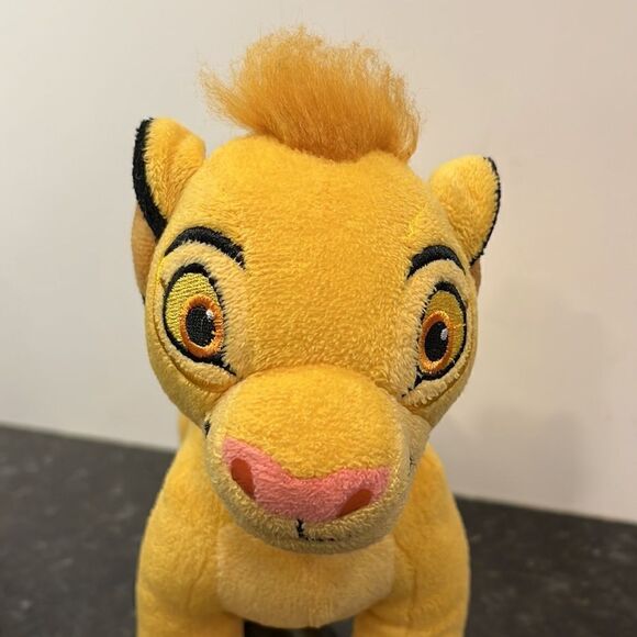 Simba Disney Parks Yellow Lion Cub Plush Lion King 8 Inches - Picture 2 of 8